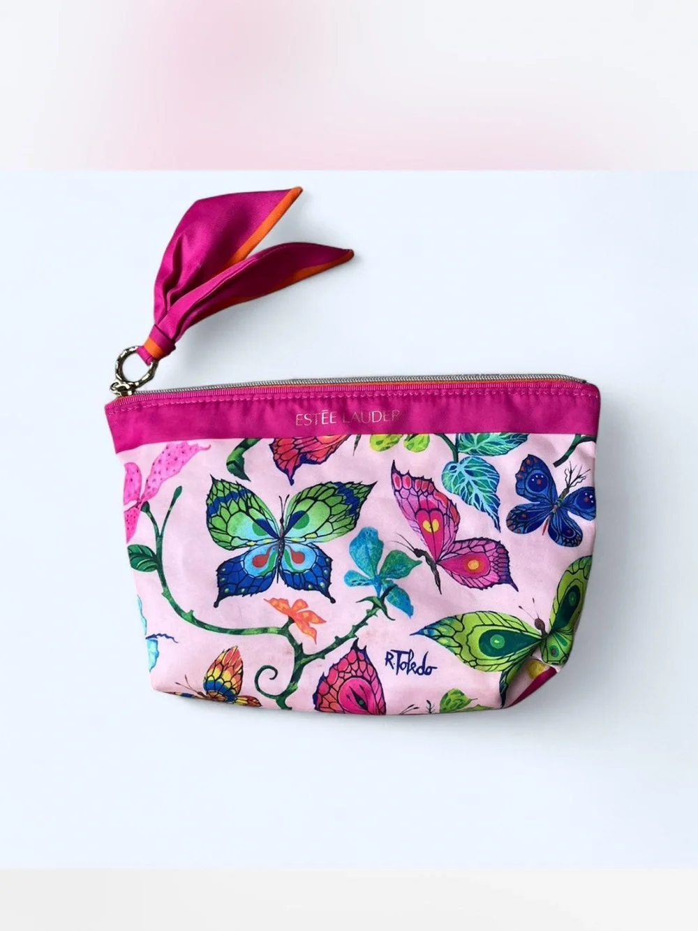 Estée Lauder Pink Butterfly Cosmetic Pouch